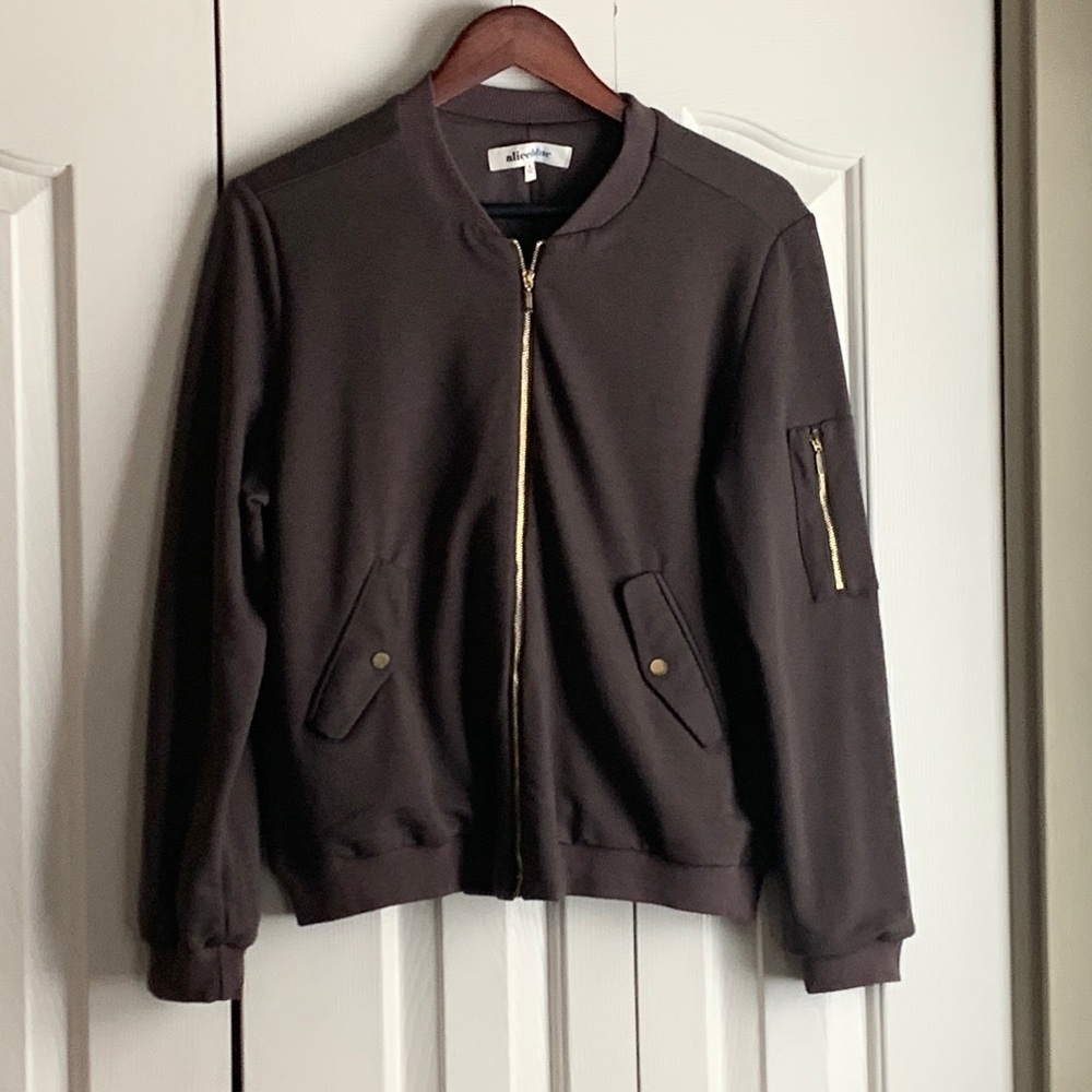 NWT ALICE BLUE BOMBER Jacket